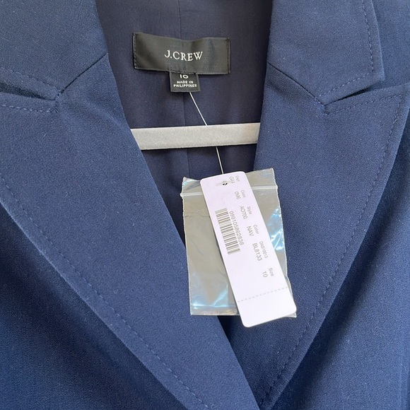 NWT JCREW Blazer-dress in bi-stretch cotton - Picture 8 of 10